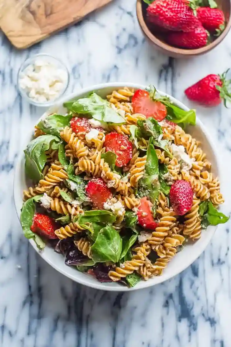 Balsamic Strawberry Pasta Salad - 2