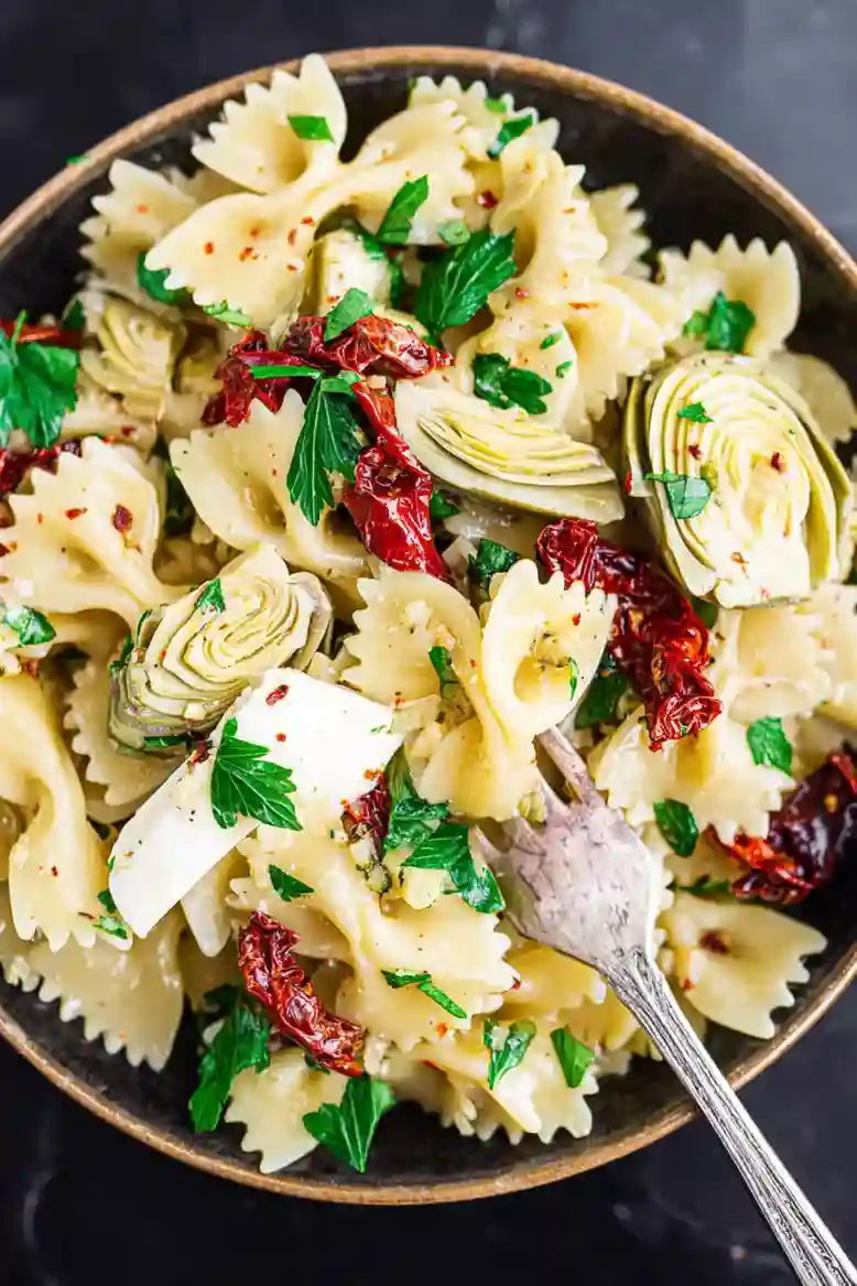 Bowtie Pasta Salad with Tomatoes - 2