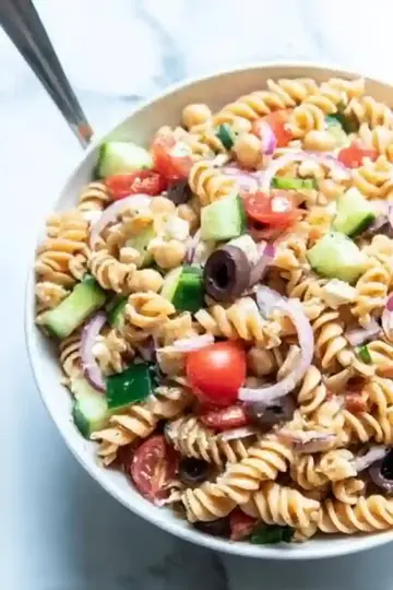 Chickpea Rotini Pasta Salad