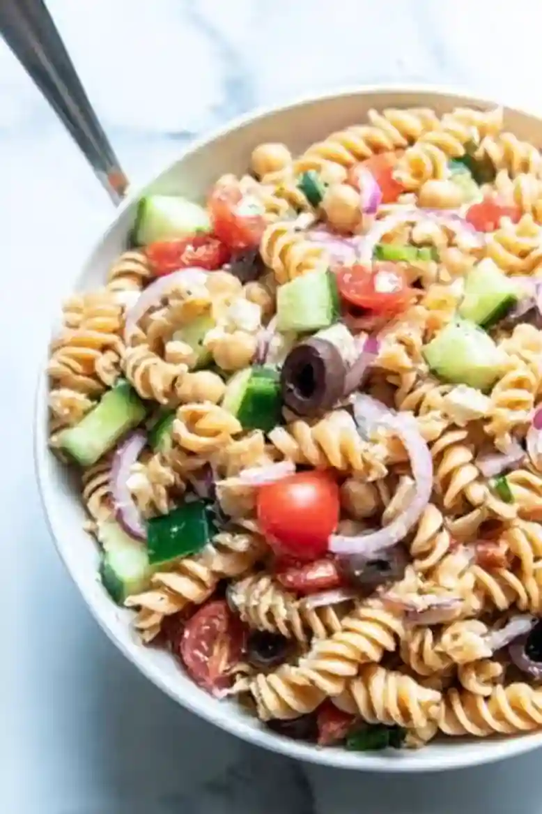 Chickpea Rotini Pasta Salad - 1