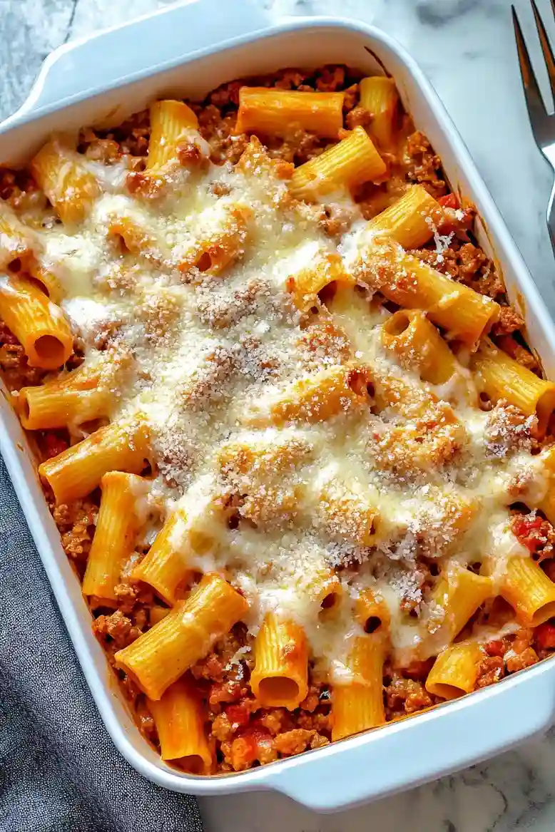 Creamy Cheesy Pasta al Forno - 1