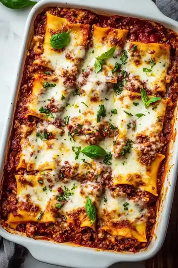 Creamy Lasagna Bolognese Recipe