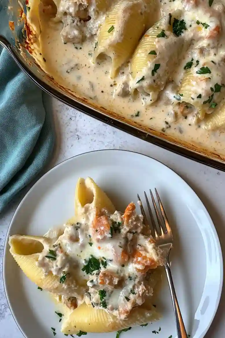 Creamy Seafood Stuffed Shells - 2