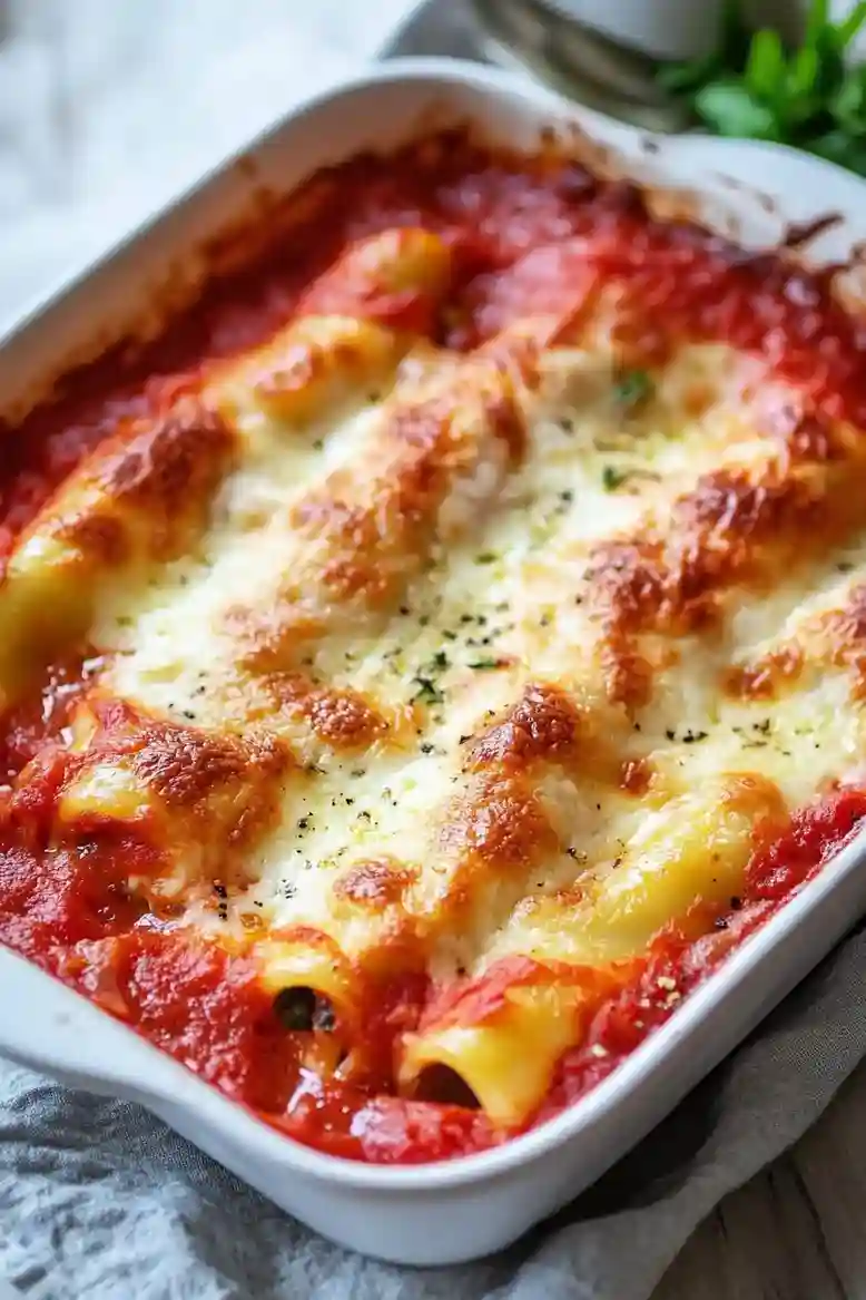 Creamy Spinach Ricotta Cannelloni - 1