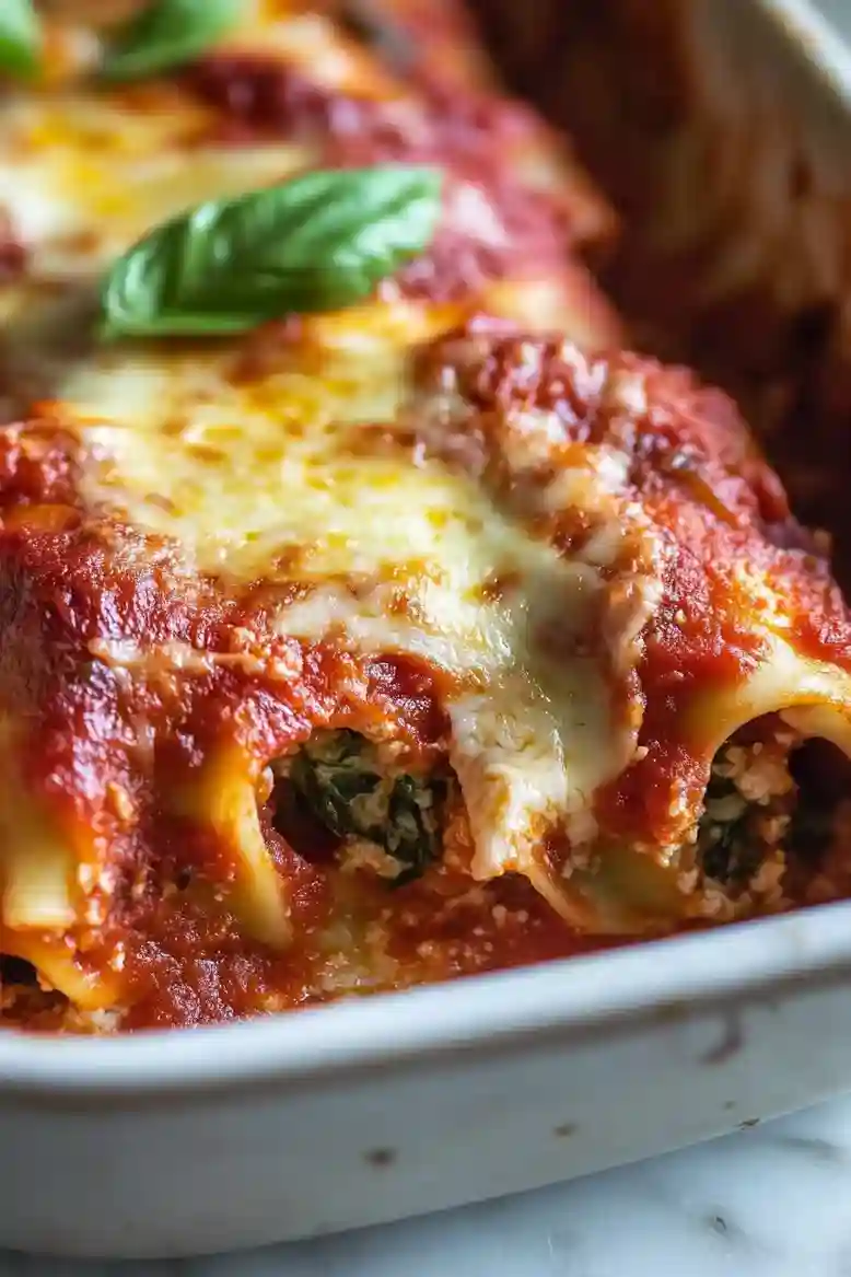 Creamy Spinach Ricotta Cannelloni - 2