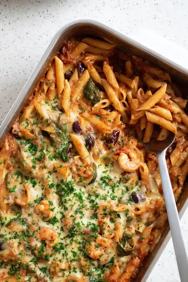 Creamy Tomato Chicken Pasta Bake - 1