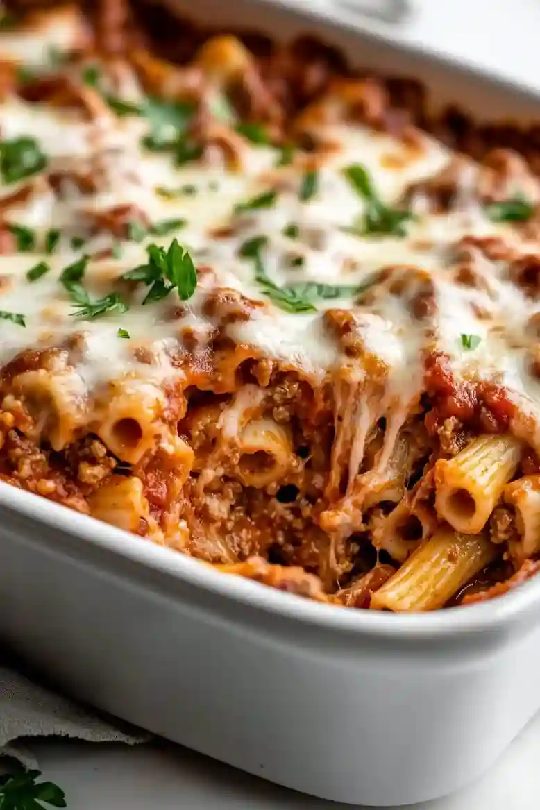 Easy Baked Ziti with Cheese - 2
