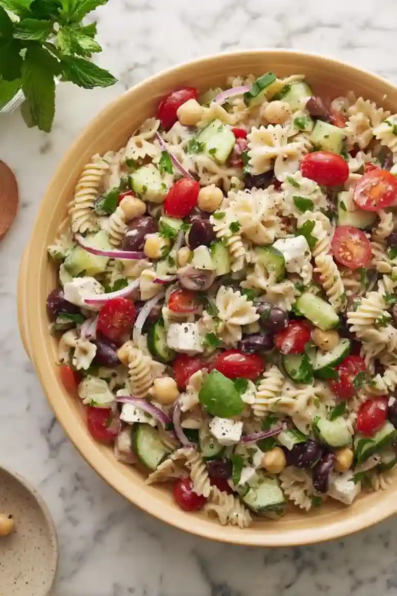 Easy Greek Pasta Salad Recipe - 1