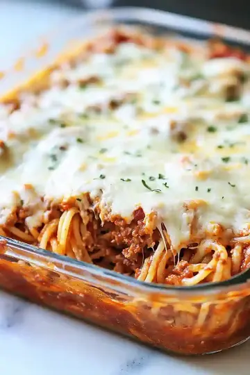 Easy Million Dollar Baked Spaghetti