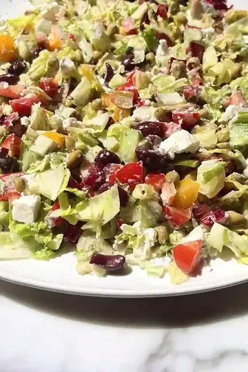 Easy Vegetarian Chopped Antipasto Salad