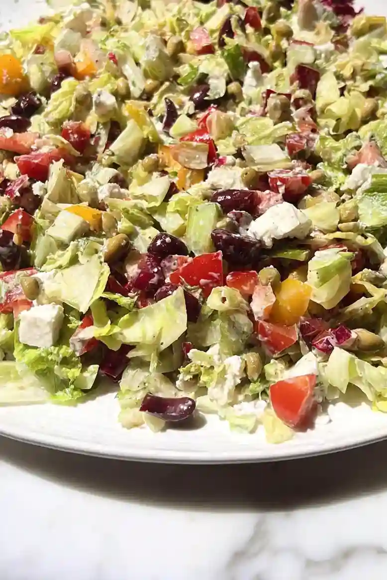 Easy Vegetarian Chopped Antipasto Salad - 1