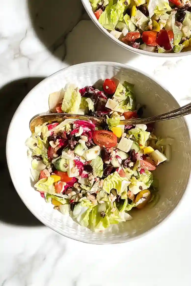 Easy Vegetarian Chopped Antipasto Salad - 2