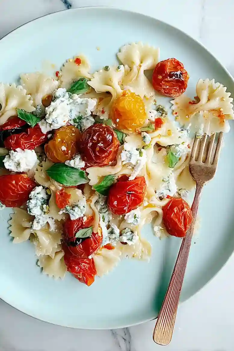 Farfalle Pasta Salad with Herbed Ricotta - 1