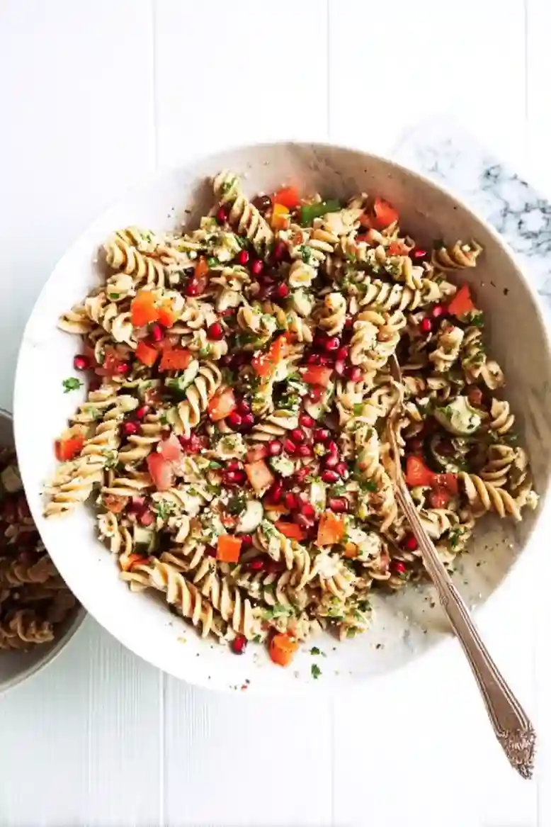 Fusilli Vegan Pasta Salad Recipe - 1