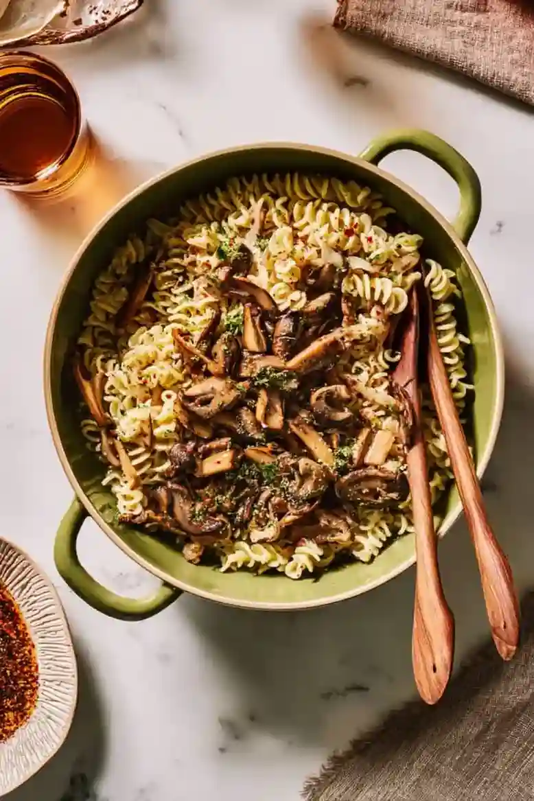 Herb Roasted Mushroom Pasta - 2