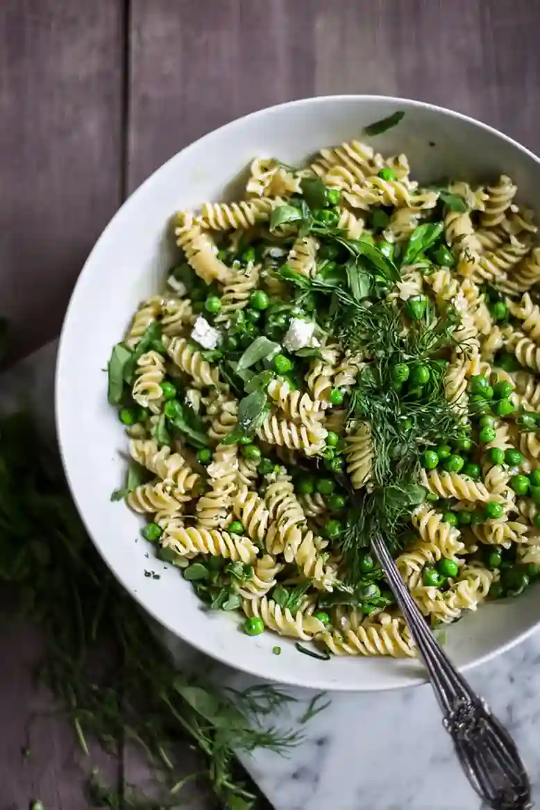 Light Spring Pea Pasta Salad - 2