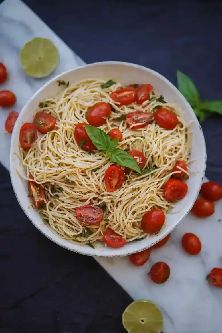 Refreshing Lemon Capellini Salad - 1