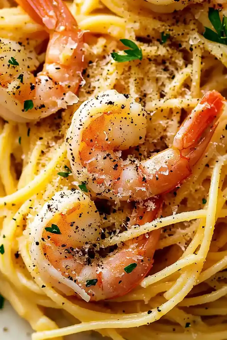 Shrimp Aglio Cacio e Pepe Recipe - 1