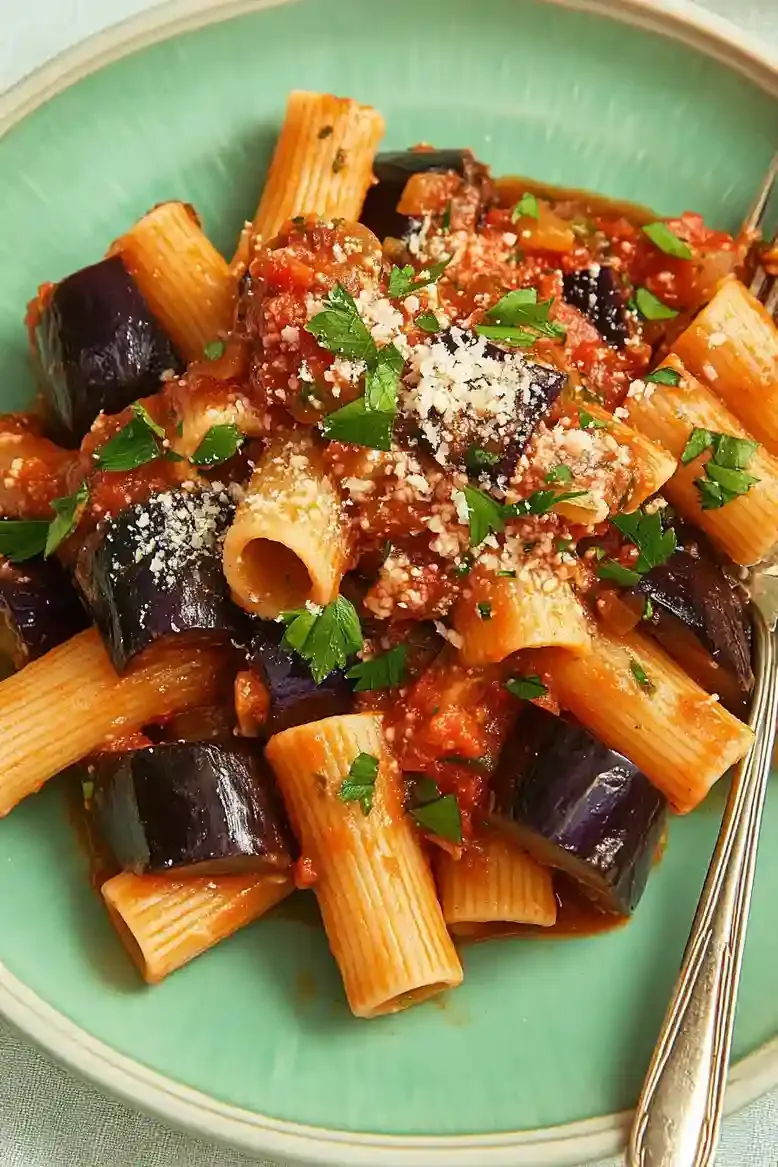 Sicilian Rigatoni Pasta alla Norma - 2