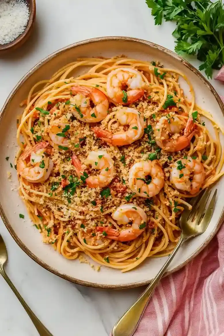 Spicy Shrimp Fra Diavolo Pasta - 1
