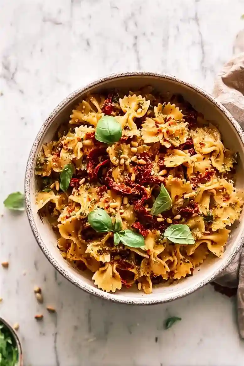 Vegan Sun Dried Tomato Pasta Salad - 1