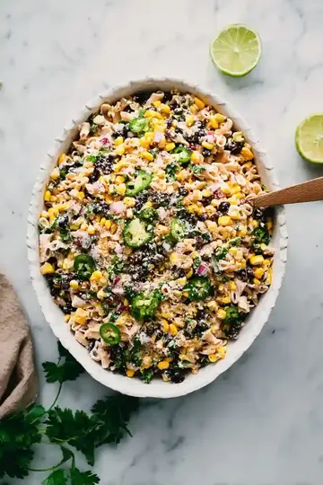 Vibrant Mexican Street Corn Pasta Salad