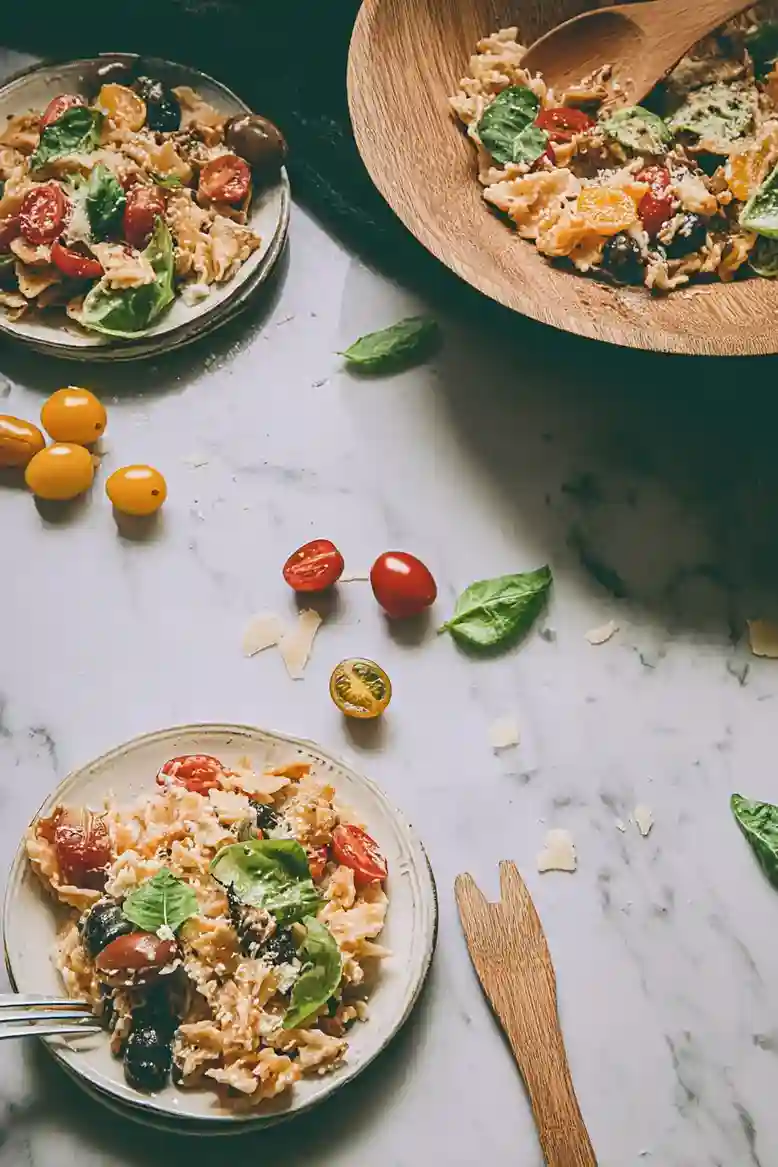 Warm Roasted Tomato Pasta Salad - 2
