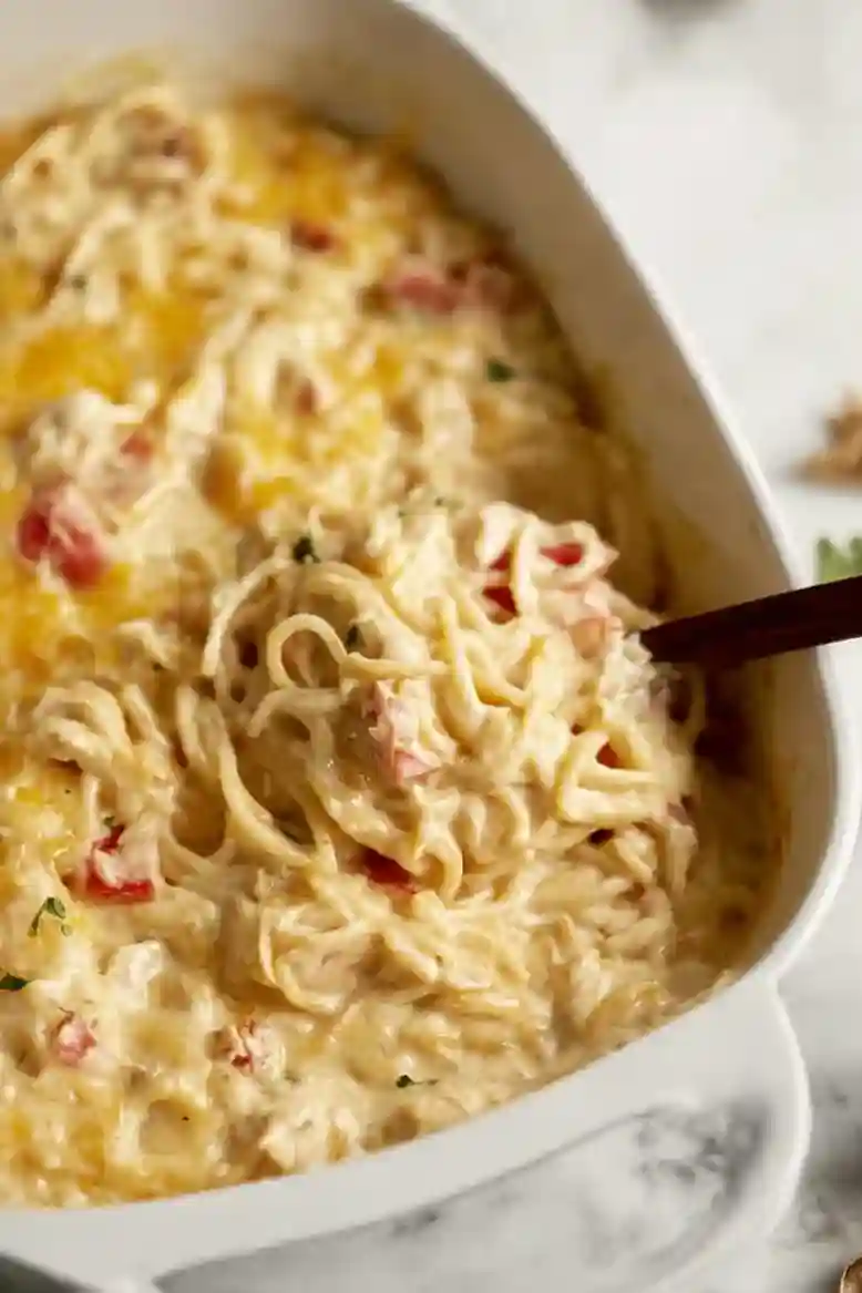 Creamy Baked Chicken Spaghetti - 2