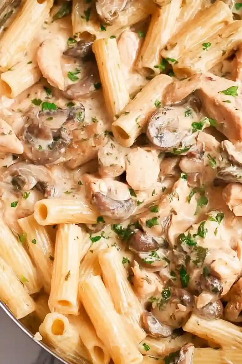 Creamy Chicken Mushroom Pasta Recipe - 2