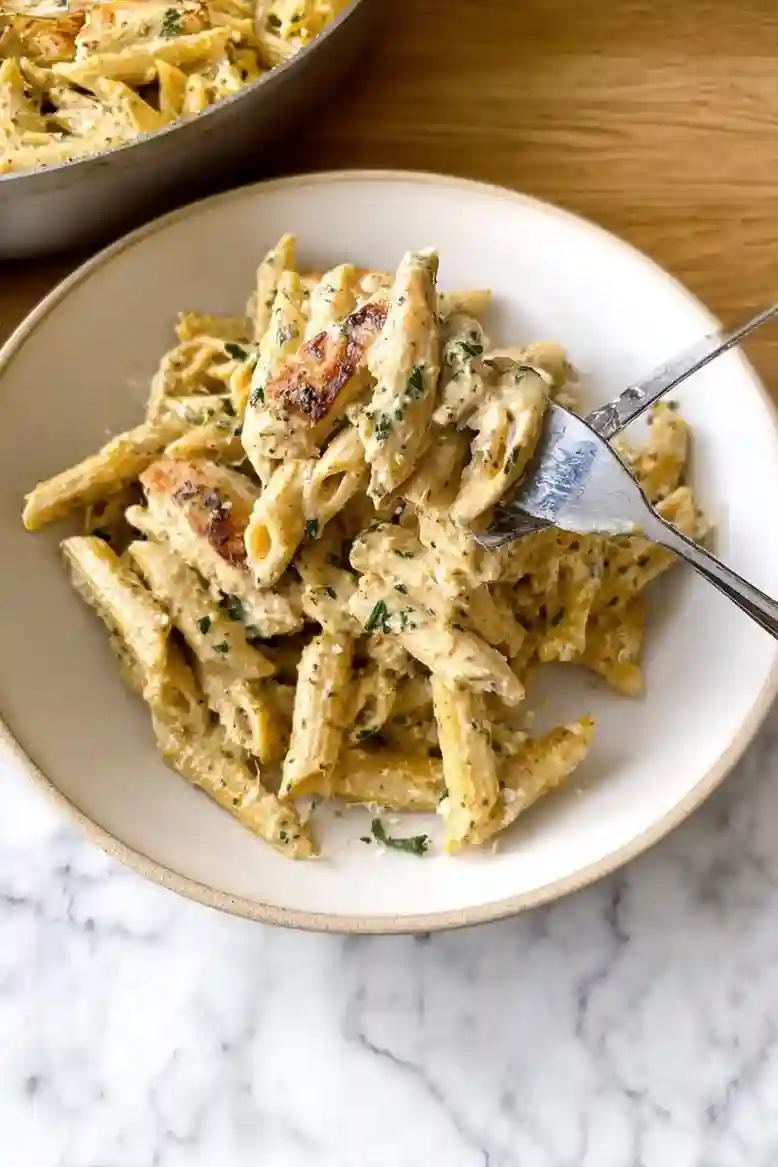 Creamy Garlic Parmesan Chicken Pasta - 2