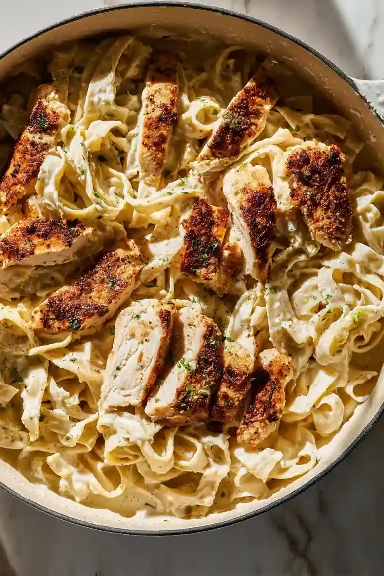 Creamy Lemon Chicken Pasta Recipe - 1
