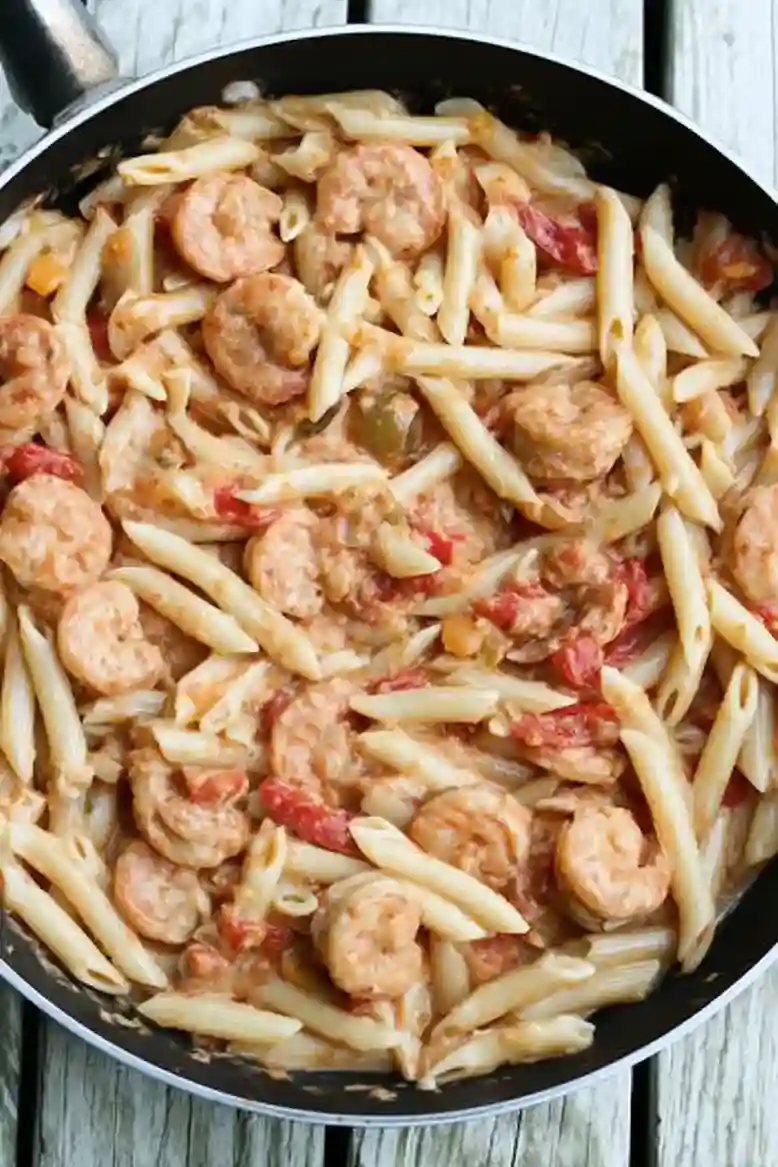 Creamy Taco Shrimp Pasta Delight - 1