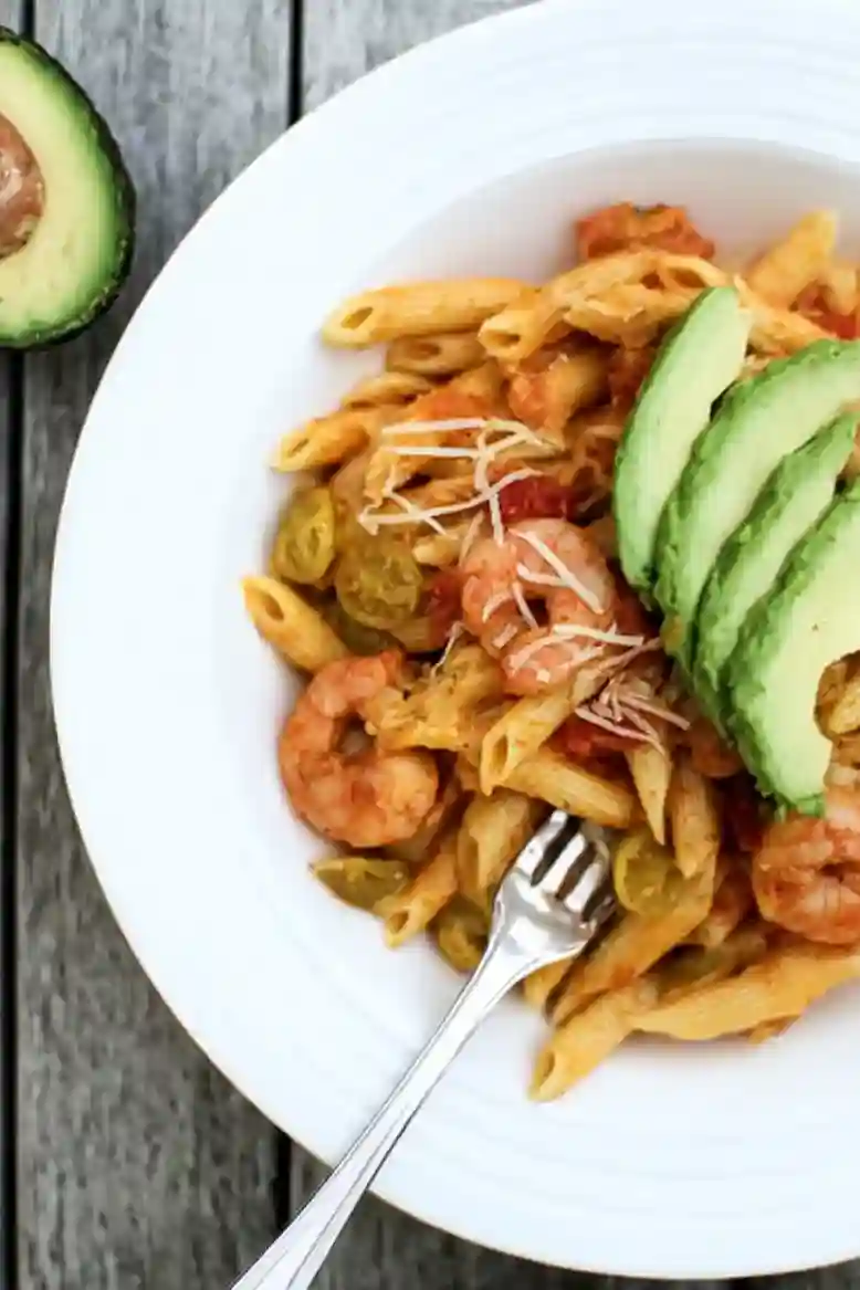 Creamy Taco Shrimp Pasta Delight - 2