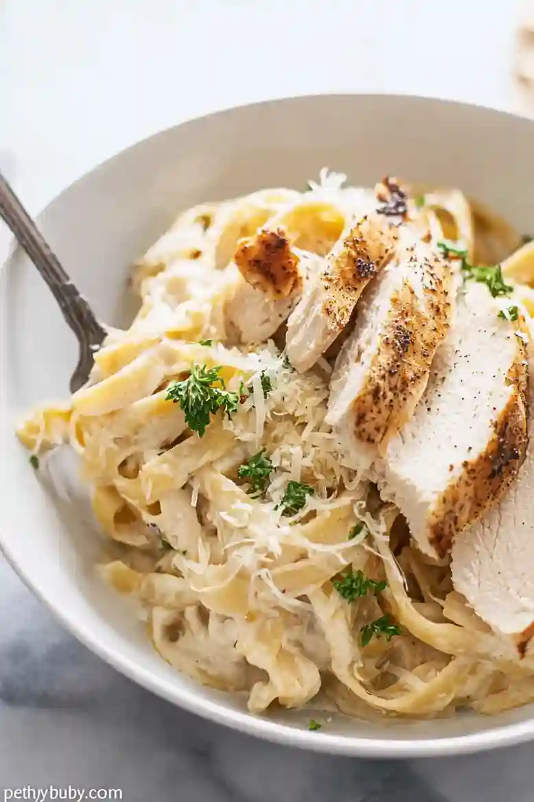 Easy Chicken Alfredo Pasta Recipe - 1