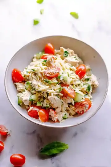 Easy Chicken Orzo Salad Recipe