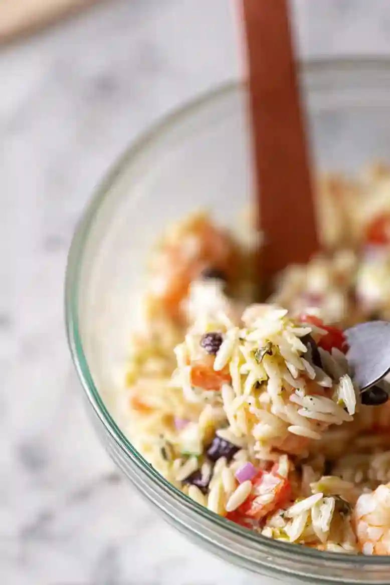 Mediterranean Shrimp Orzo Salad Recipe - 1