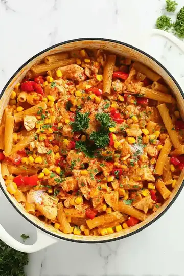 One Pan Peri Peri Chicken Pasta