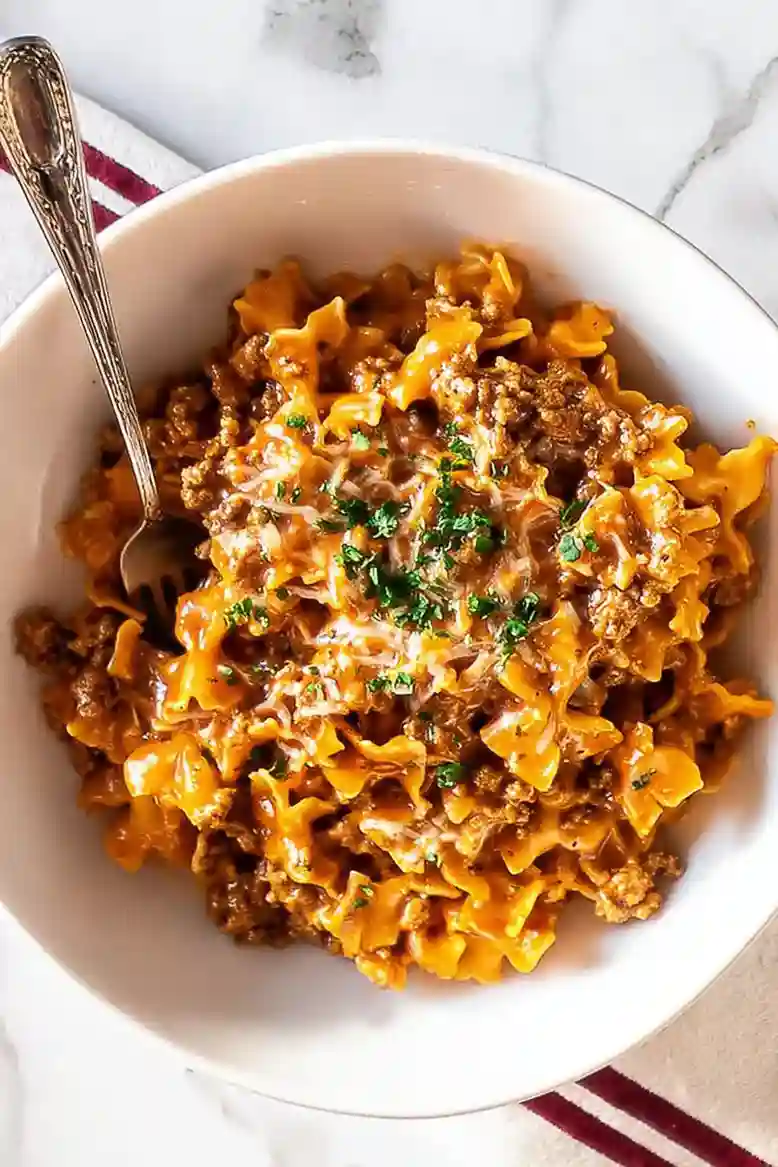 One Pot Cheesy Taco Pasta - 2