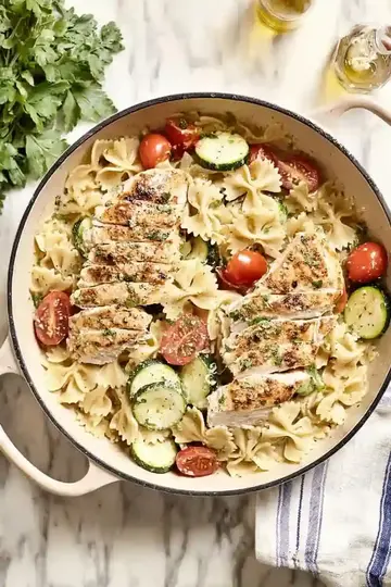 Quick Chicken Pasta Primavera