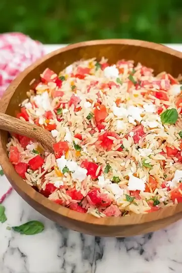 Refreshing Watermelon Feta Orzo Salad