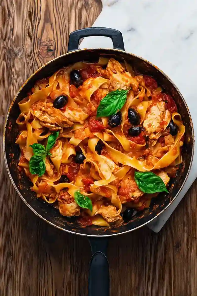 Rich Chicken Cacciatore Pasta - 2