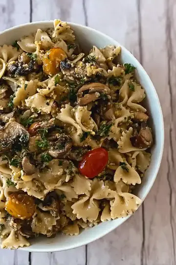 Savory Mushroom Pasta Salad Recipe