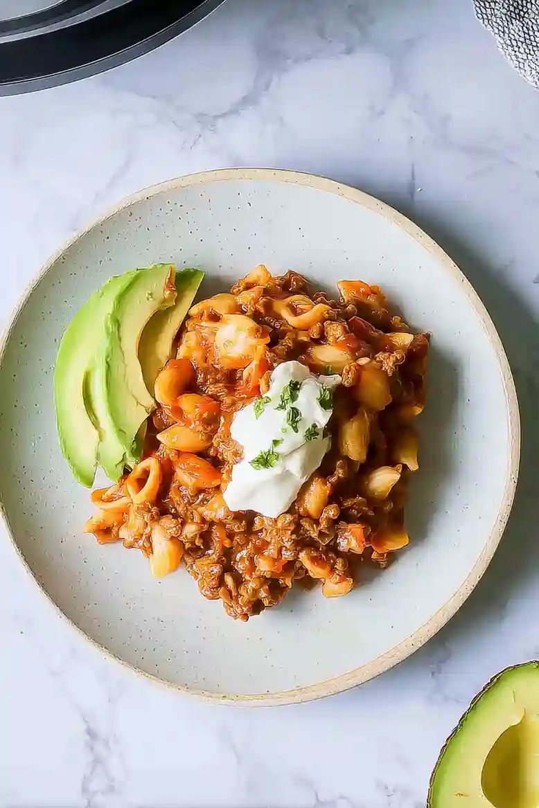 Slow Cooker Taco Pasta Recipe - 2