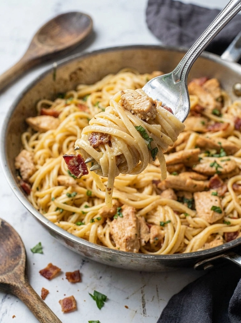 Creamy Chicken Carbonara Recipe - 2