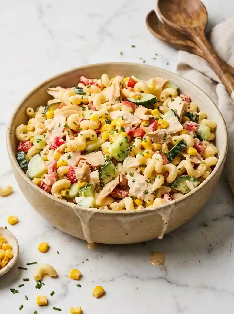 Creamy Tuna Pasta Salad Recipe - 1