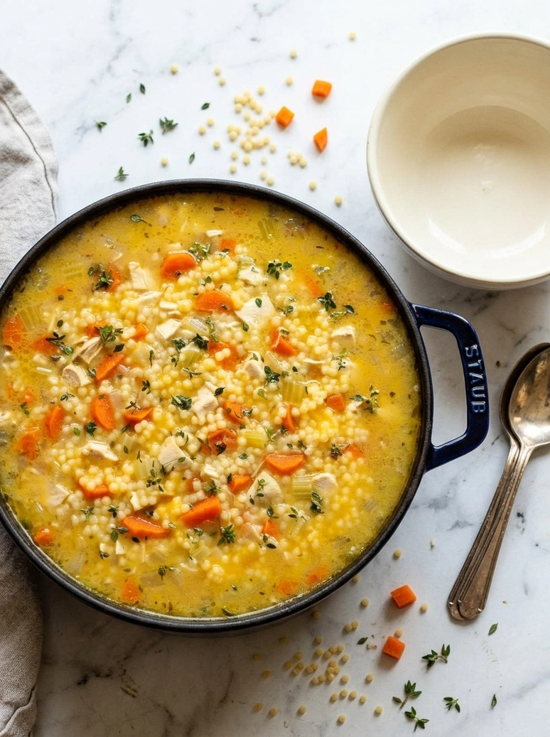 Easy Chicken Pasta Soup Recipe - 2