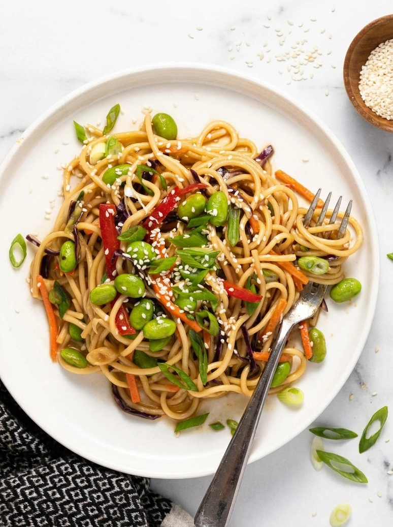 Easy Cold Sesame Noodle Salad - 2