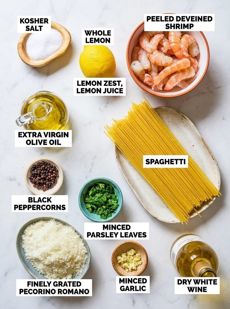 Shrimp Cacio e Pepe Pasta Dinner - 1