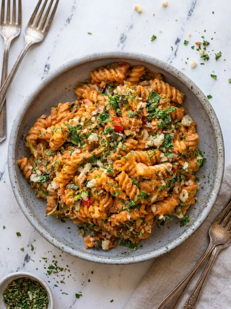 Vegan Rainbow Pasta Salad Recipe - 2