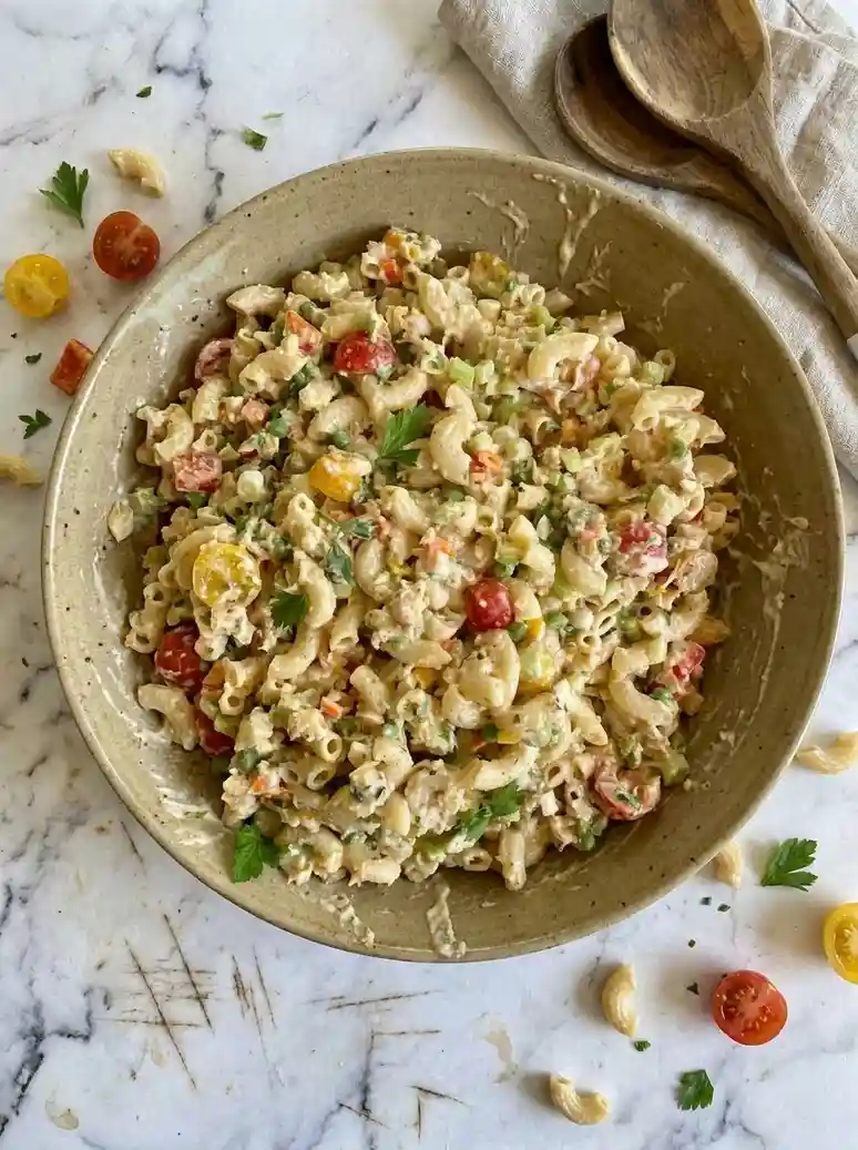 Vegan Tuna Pasta Salad Recipe - 1